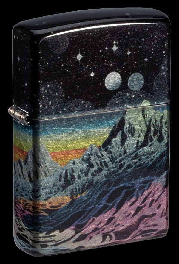 Zippo 46432 vžigalnik Vast Space in Color, 540 Tumbled Chrome